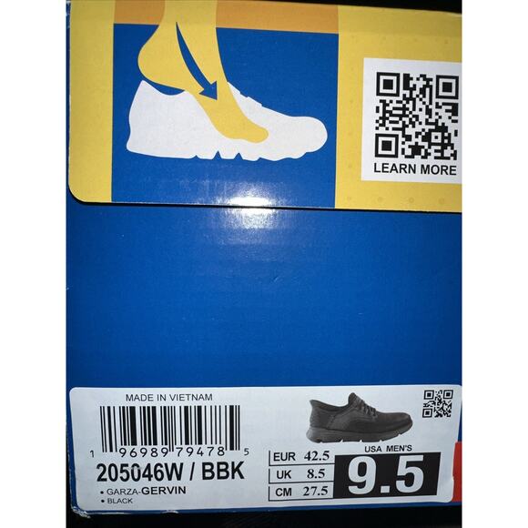 Skechers Men's Garza - Gervin Slip-On Shoes 9.5 Wide - Picture 2 of 4